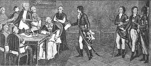 Haller Presenting Berthier's Ultimatum to Pius VI